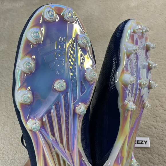 [US 15] adidas ADIZERO SCORCH 2 Iridescent Football Cleats Shoes Navy Blue White main image 6